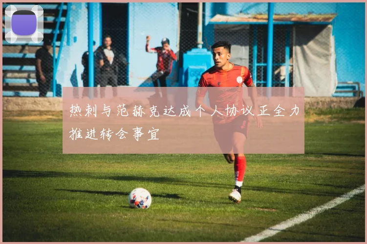 热刺与范赫克达成个人协议正全力推进转会事宜